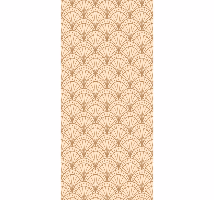 Papier peint bureau motif d'éventail élégant - TenStickers