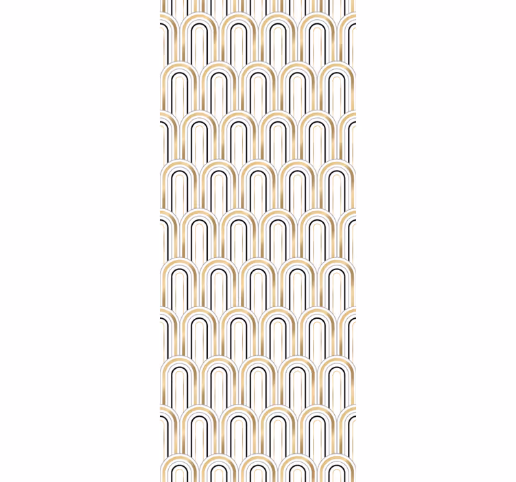 Papier peint salon motifs d'arche élégants - TenStickers