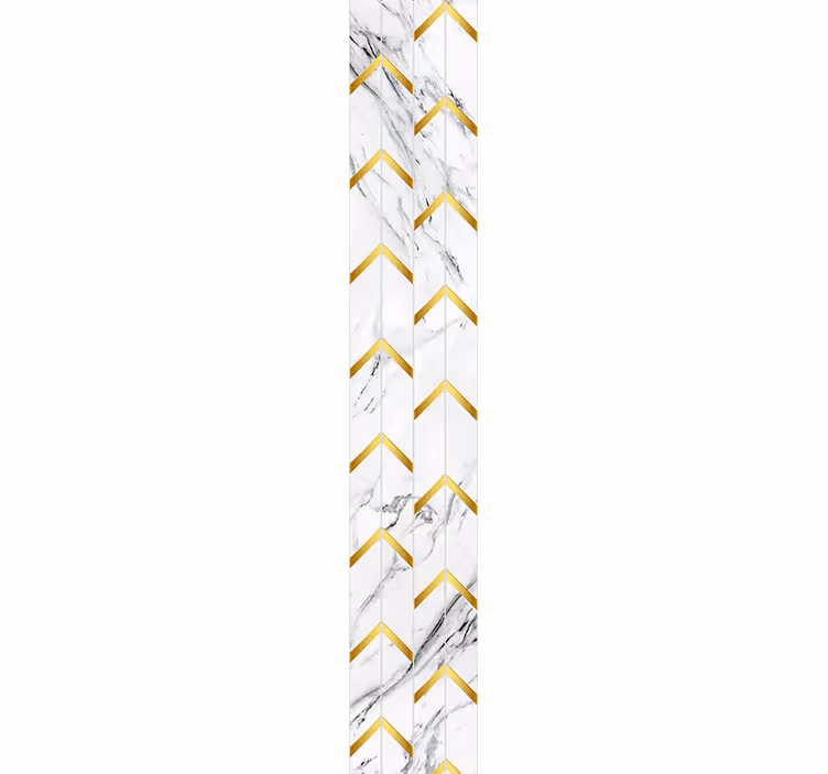 Papier peint effet marbre motif à chevrons élégant - TenStickers