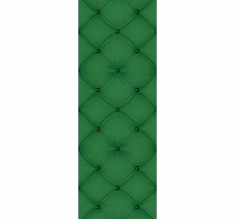 Papier peint motif surface verte matelassée - TenStickers