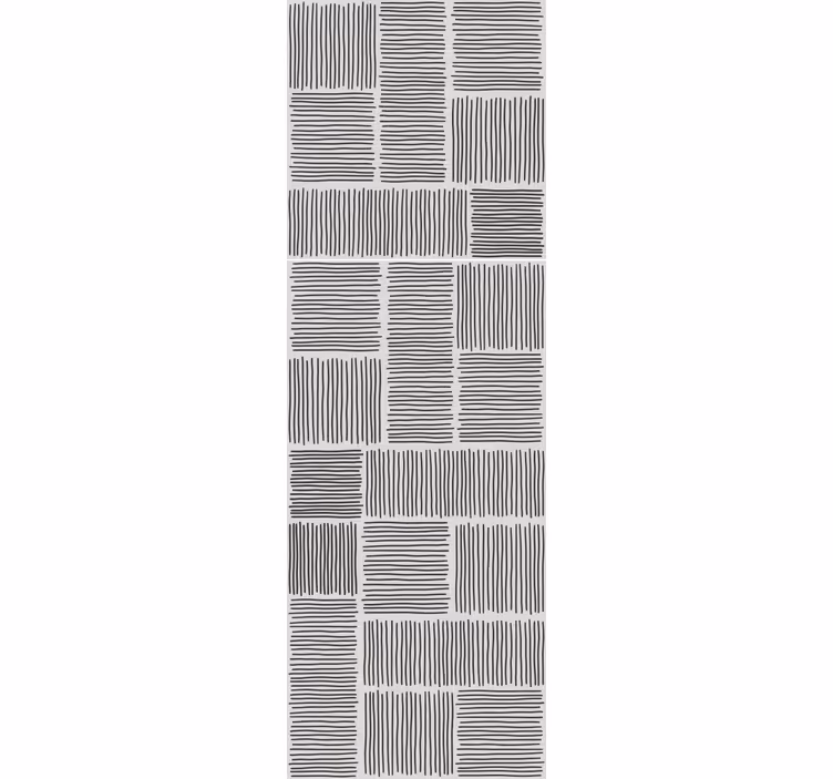 Papier peint rayures motifs carrés rayés - TenStickers
