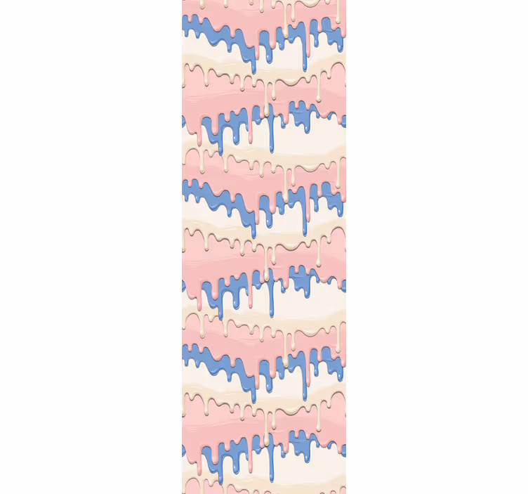 Papier peint art motif de goutte à goutte fondant - TenStickers