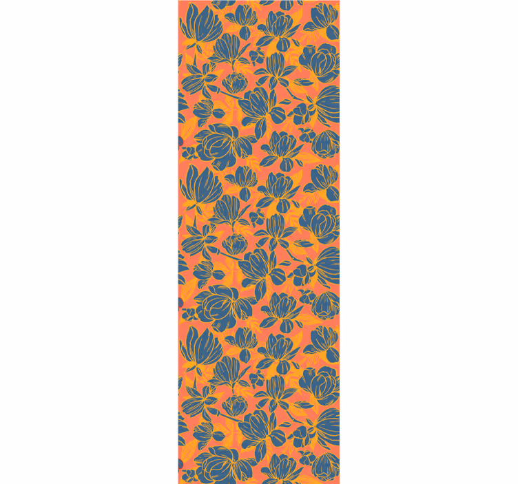 Papier peint floral composition de fleurs vibrantes - TenStickers