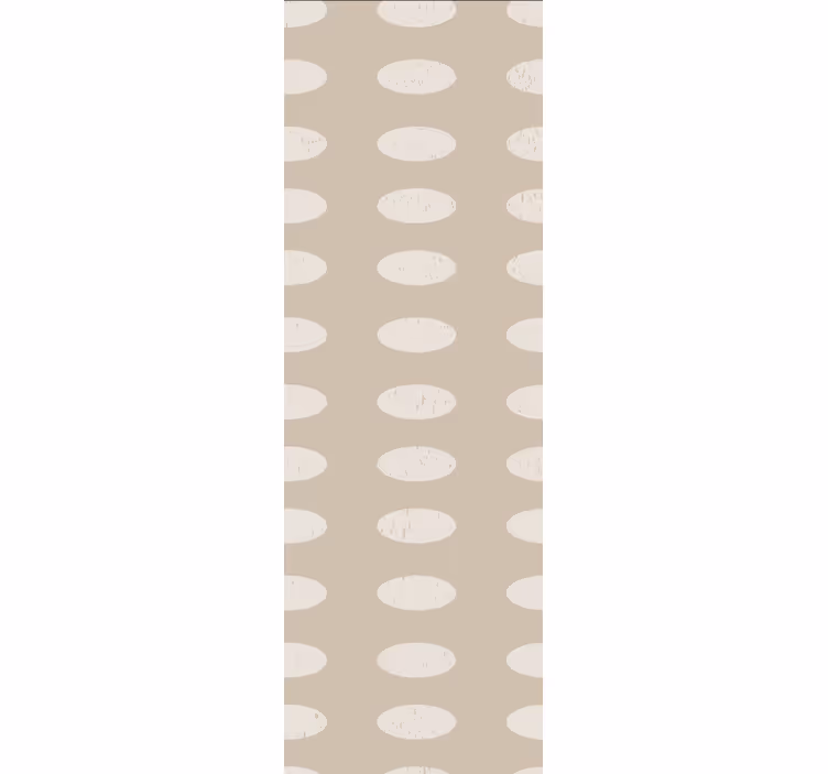 Papier peint cercles motif ovale - TenStickers