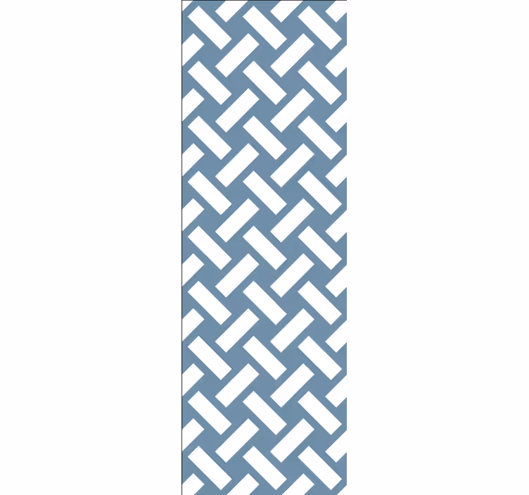 Papier peint formes géometriques rectangles blancs - TenStickers