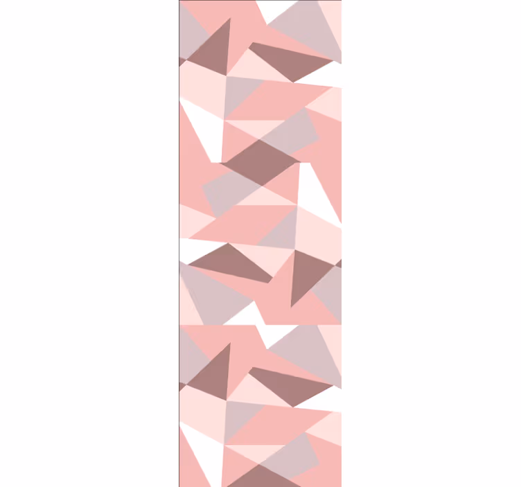 Papier peint formes géometriques motifs roses texturés - TenStickers