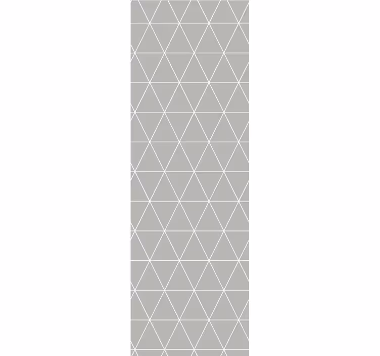 Papier peint formes géometriques triangles gris élégants - TenStickers