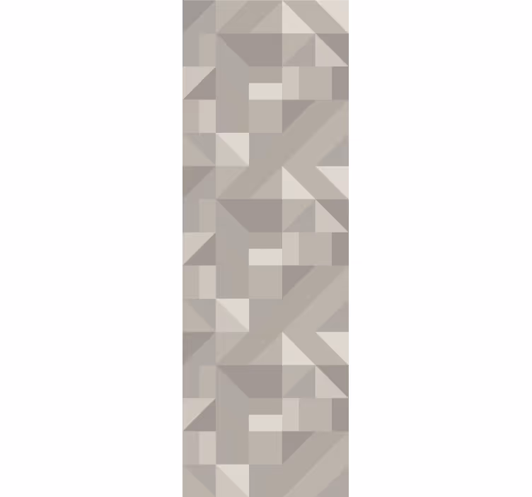 Papier peint formes géométriques tons beiges neutres - TenStickers