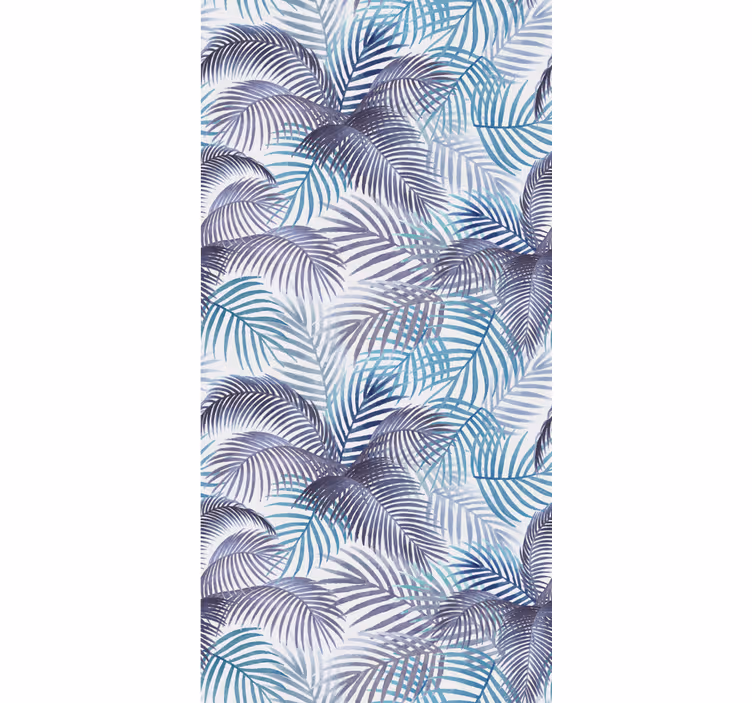 Papier peint nature détails des palmiers tropicaux - TenStickers