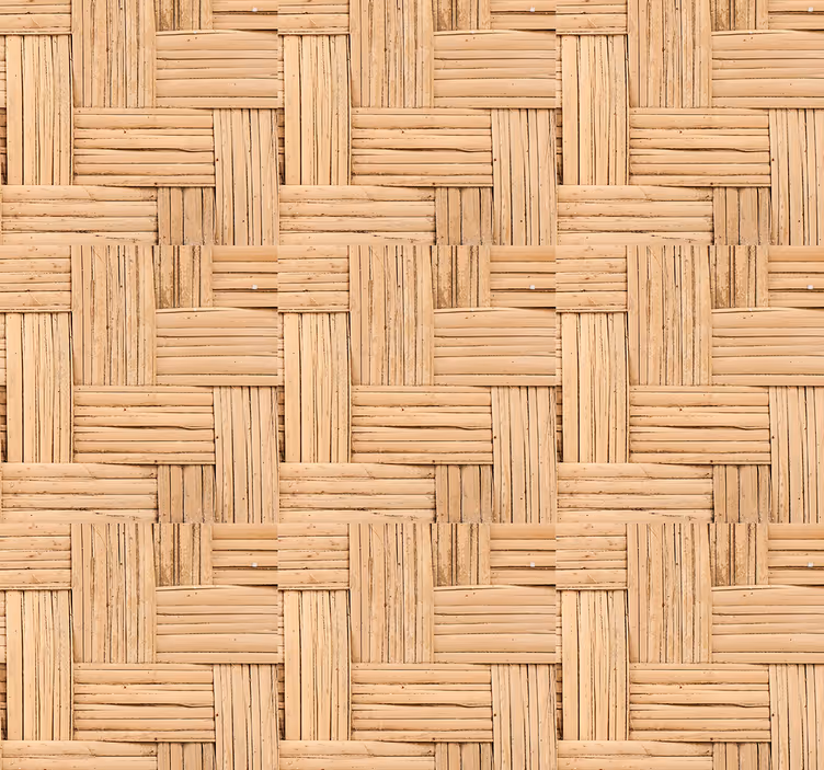 Papier peint texture motif naturel tissé - TenStickers