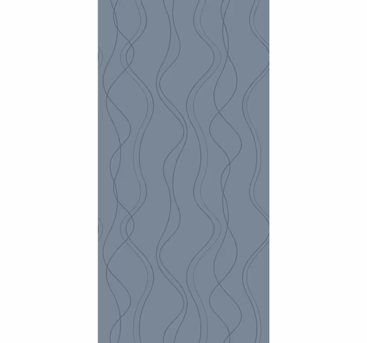 Papier peint rayures motif de ligne ondulée - TenStickers