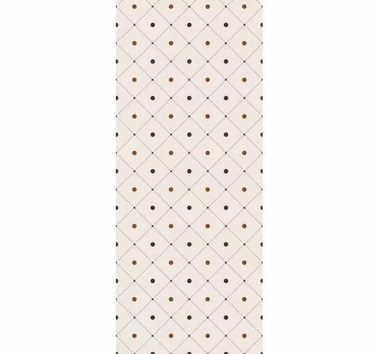 Papier peint cercles motif carré élégant - TenStickers