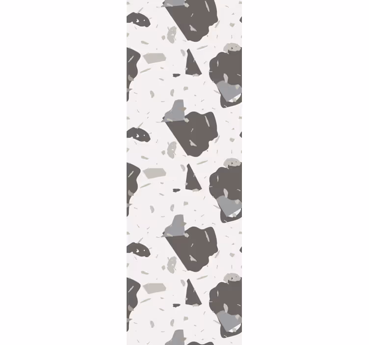 Papier peint motif formes grises abstraites - TenStickers