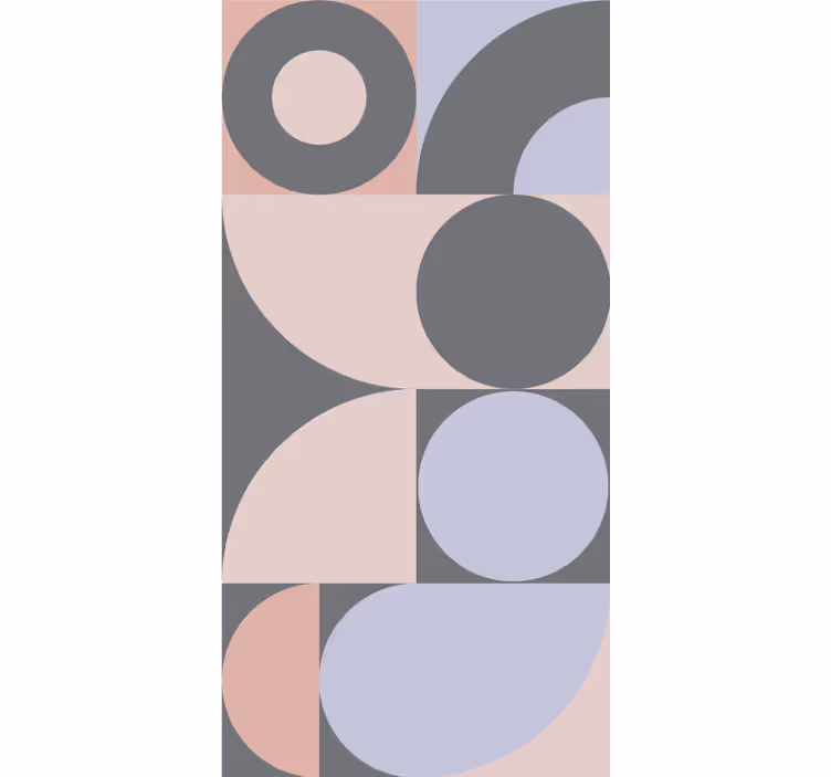 Papier peint formes géometriques motif subtil et moderne - TenStickers