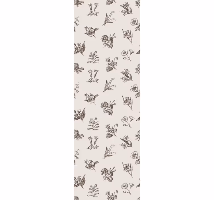 Papier peint fleur Motif fleurs Suisse - TenStickers