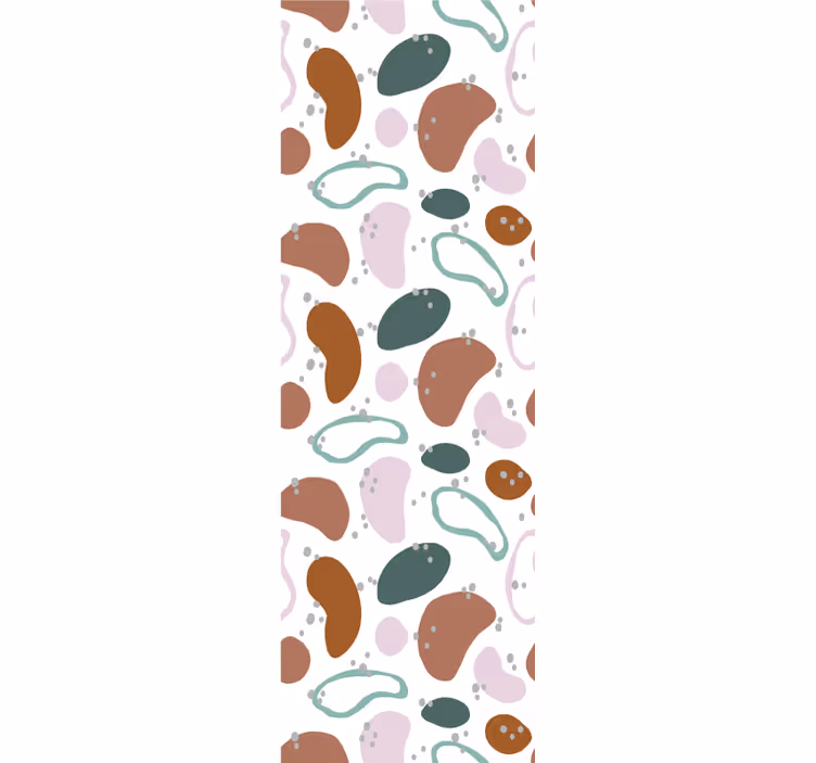Papier peint formes abstraites irrégulières - TenStickers
