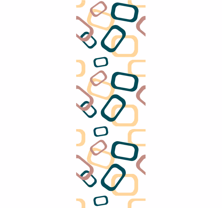 Papier peint formes abstraites et irrégulières - TenStickers