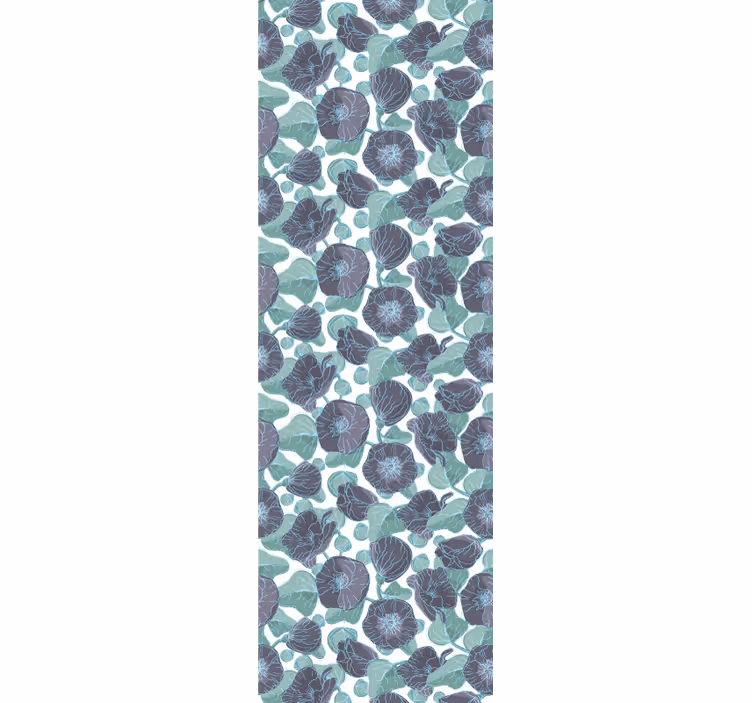 Papier peint avec des motifs floraux - TenStickers