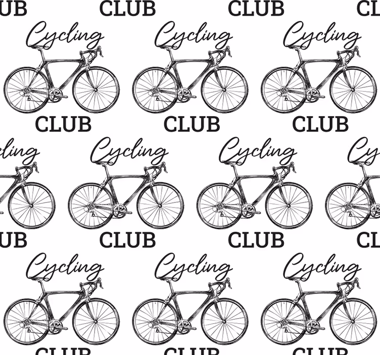 Papier peint salon club cycliste - TenStickers