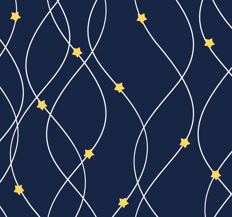 Papier peint étoiles décor étoilé géométrique - TenStickers