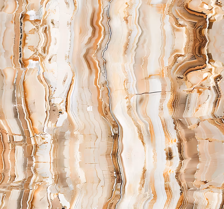 papier peint marbre couleur neutre beige luxe - TenStickers