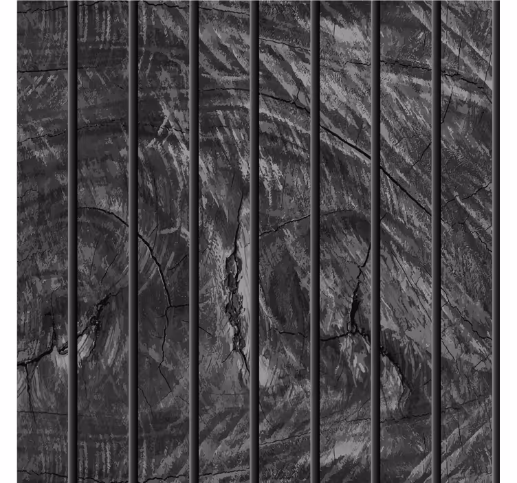 Papier peint noir planches de bois - TenStickers