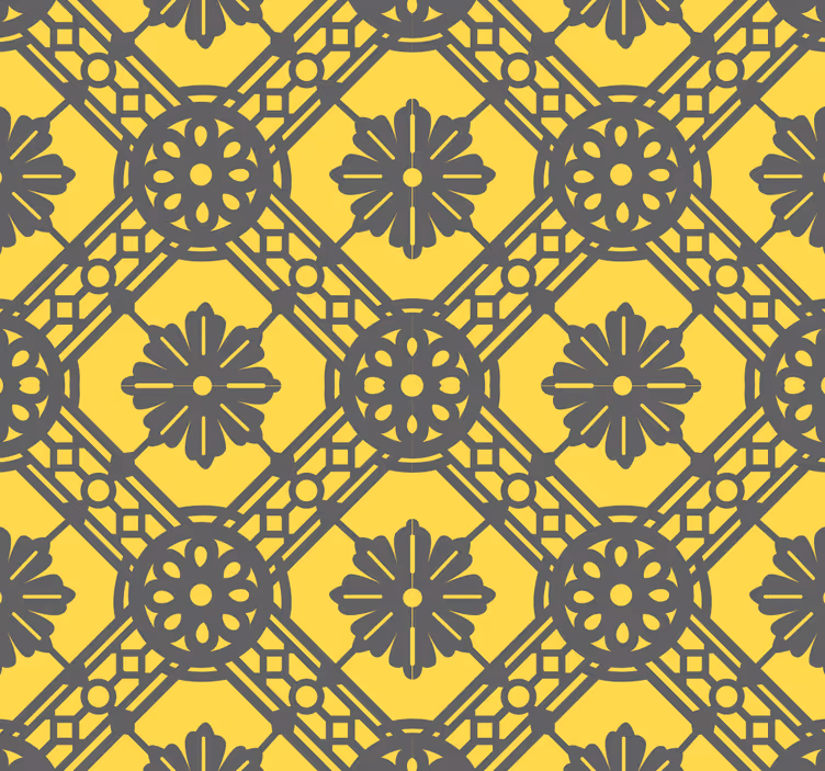 Papier peint formes géométriques accent décoratif - TenStickers