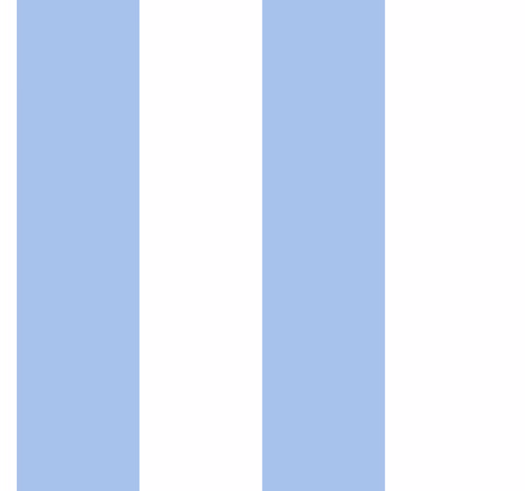 Papier peint ligne verticale nuances de bleu et de blanc - TenStickers