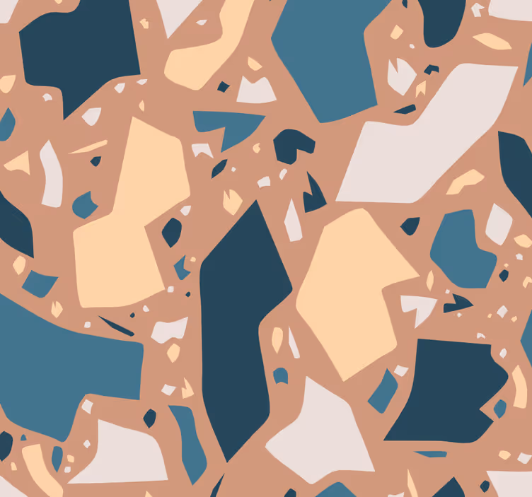 Papier peint texture fusion de formes abstraites - TenStickers