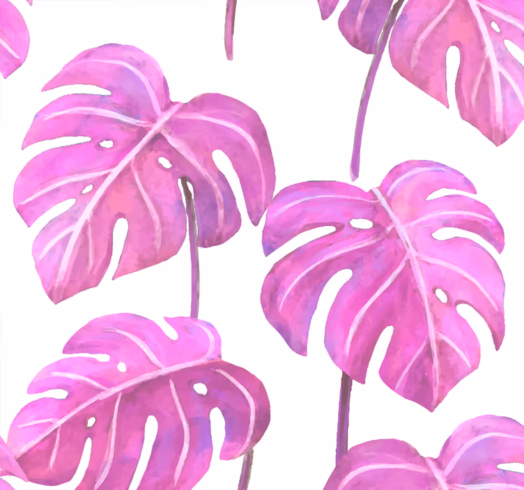 Papier peint feuillage monstera délicieuse - TenStickers