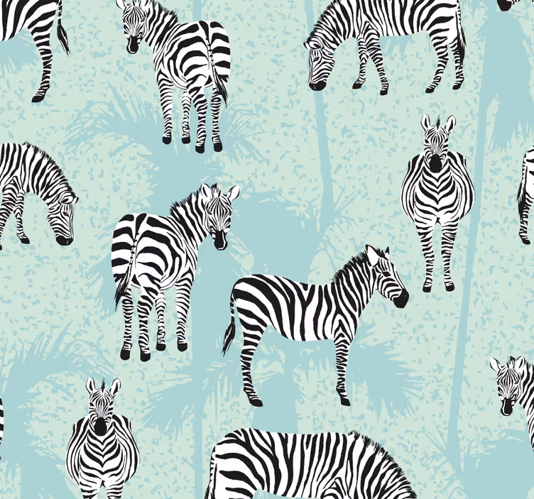 Papier zèbre à motif zébré - TenStickers