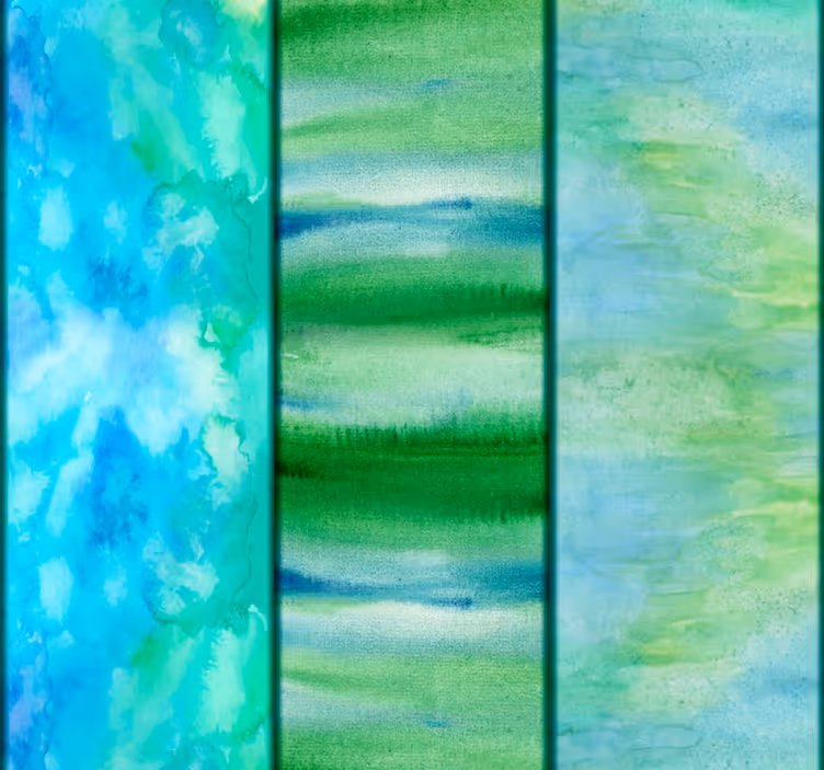 Papier peint abstrait aquarelle abstraite - TenStickers