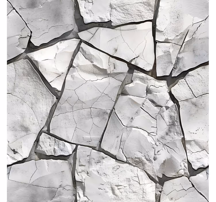 Papier peint pierre design gris effet relief - TenStickers