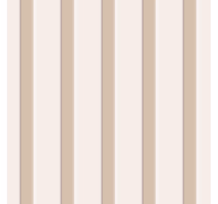 Papier peint couloir rayures beiges - TenStickers