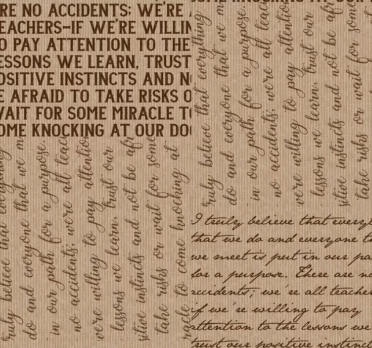 Papier peint texte phrases inspirantes - TenStickers