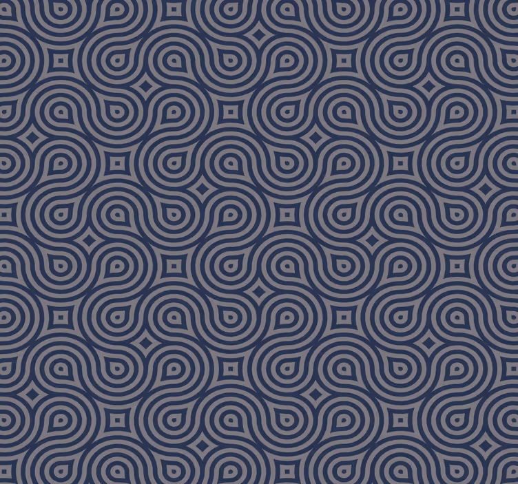 Papier peint formes géometriques sérénité géométrique - TenStickers