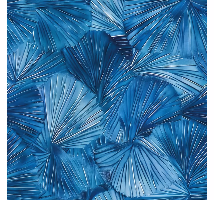 Papier peint moderne points visuels bleus - TenStickers