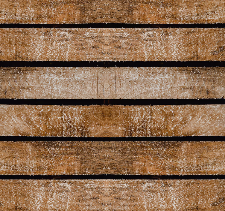 Papier peint palettes en bois vieilli - TenStickers
