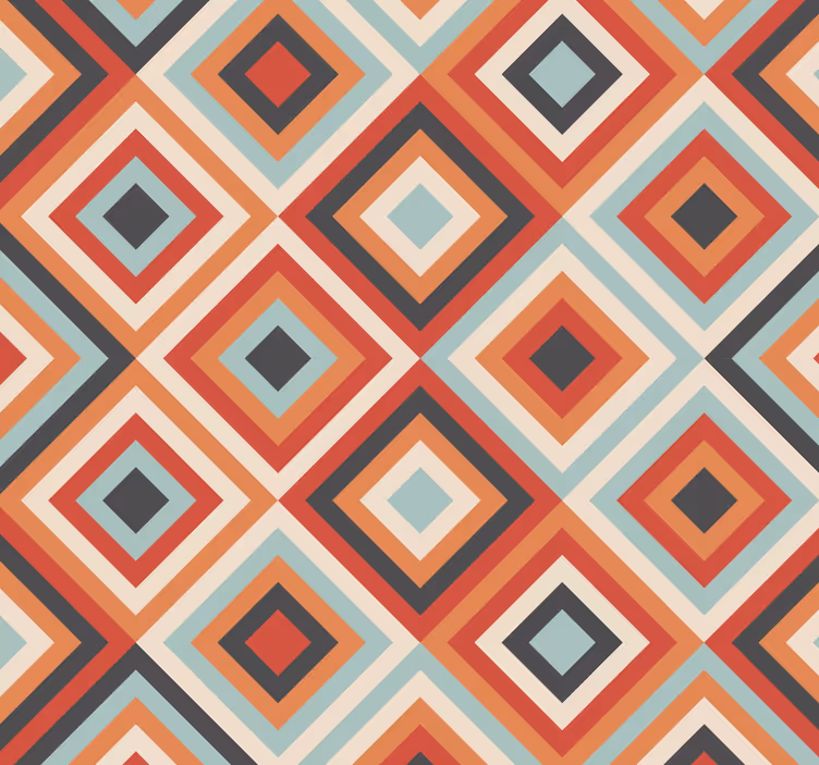 Papier peint salon motif bohème tribal - TenStickers