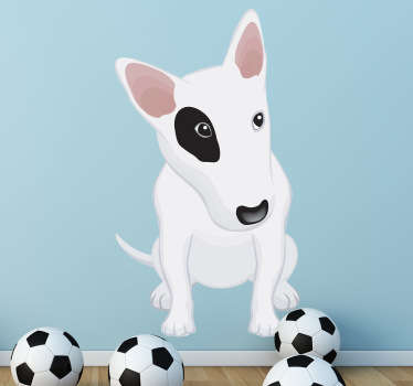 Sticker enfant chiot jack russel