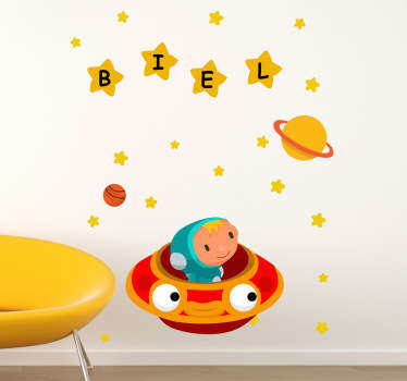 Sticker enfant espace personnalisable