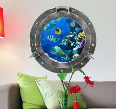 Sticker hublot personnalisé