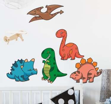 sticker petits dinosaures