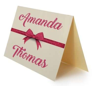 sticker pour carte mariage