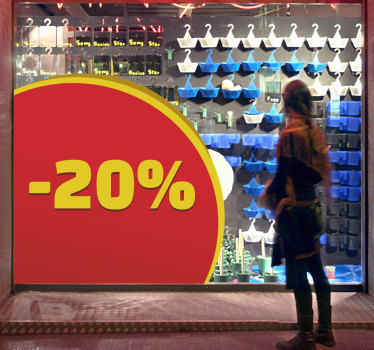 Sticker promotion angle