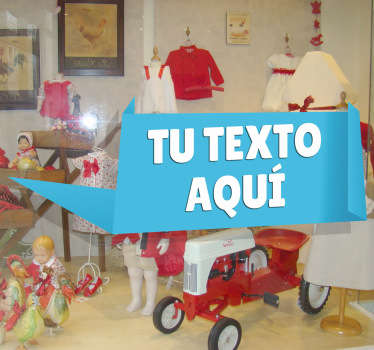 Sticker rectangle offre soldes