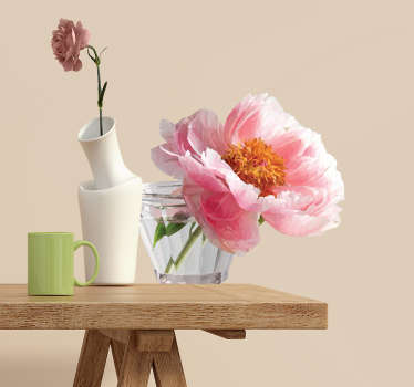 Sticker rose réaliste