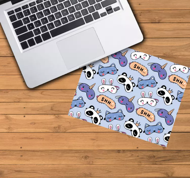 Tapis de souris animé avec des figures animales adorables - TenStickers