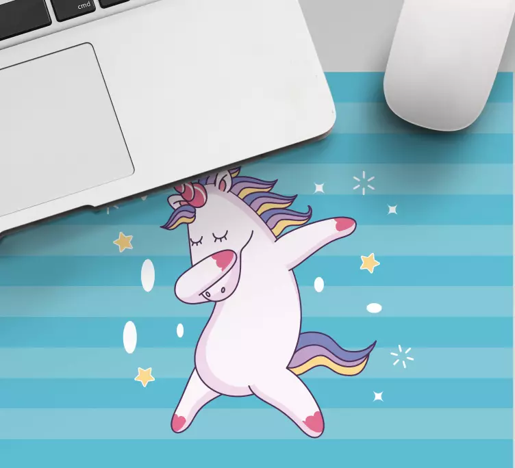 Tapis de souris animé licorne dansante - TenStickers