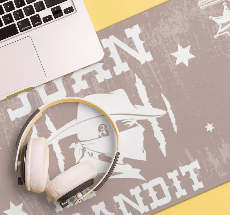 Tapis de souris cowboy thème création - TenStickers